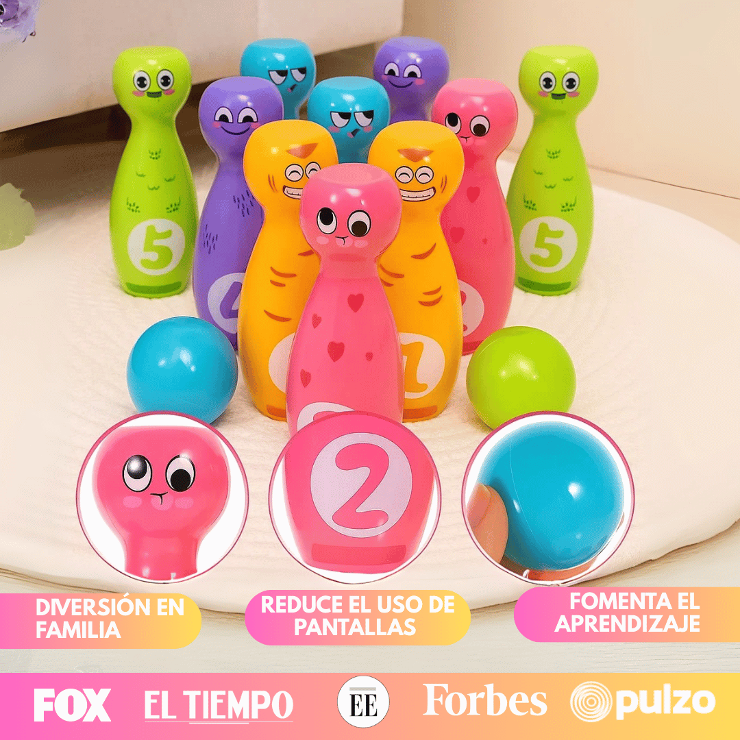 JoyBowl™ Juego de Bolos Coloridos