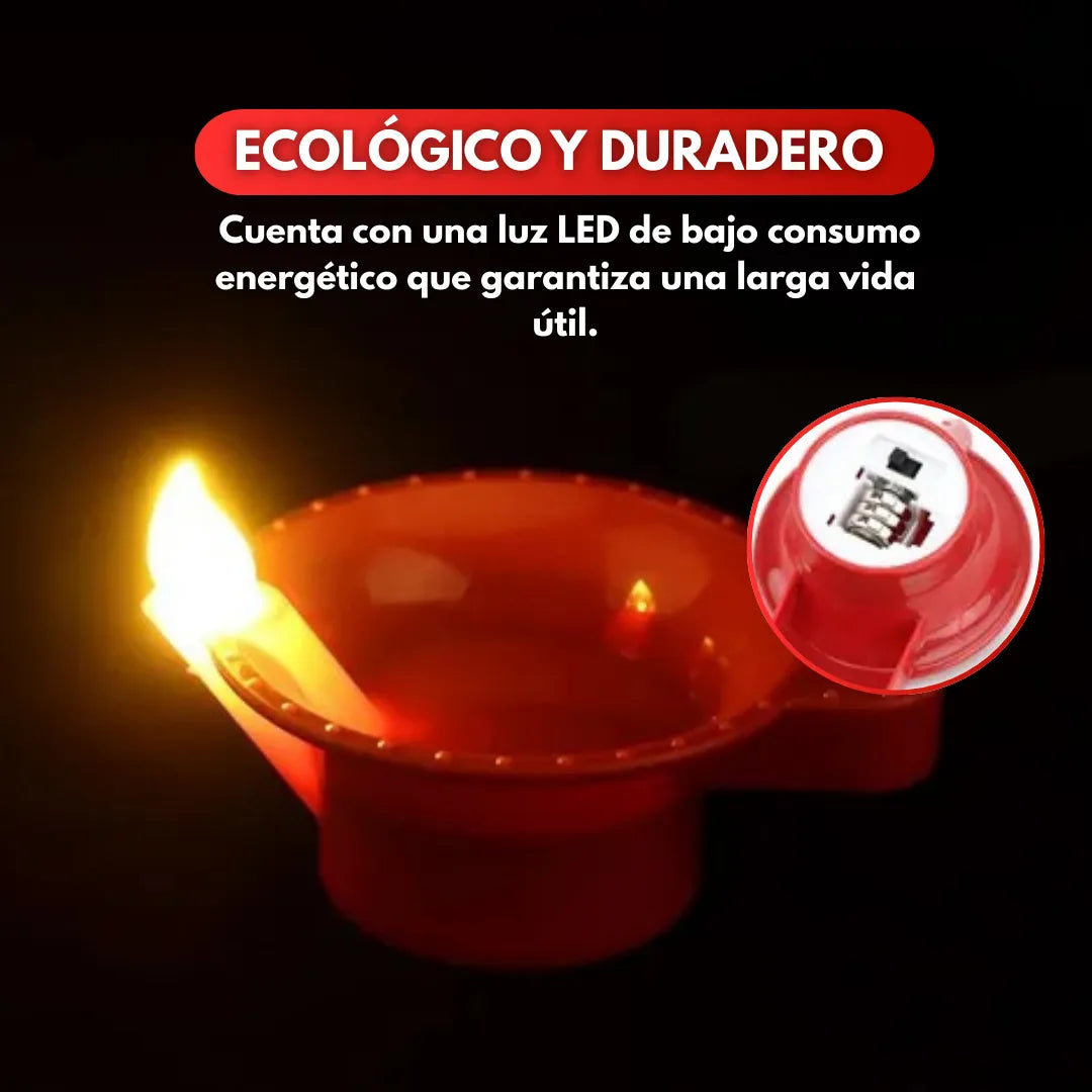 WaterFlame™ Velas con Sensor de Agua (3 Unidades)