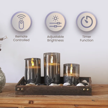 Lumacandles® Juego de velas sin llama