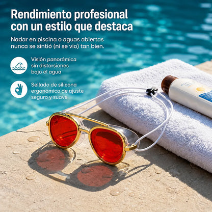 SwimAviator Pro™ Gafas de Natación Antiempañantes