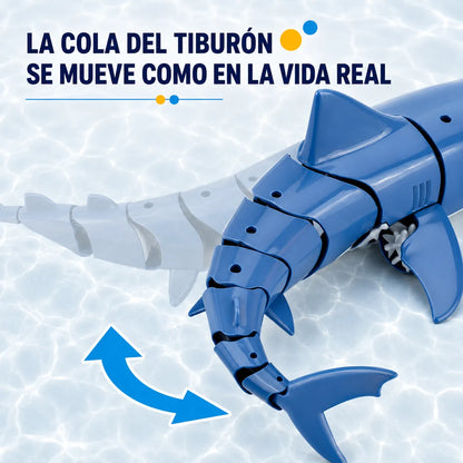 SeaBuddy™ Tiburón con Control Remoto y Nado Realista 🌊✨