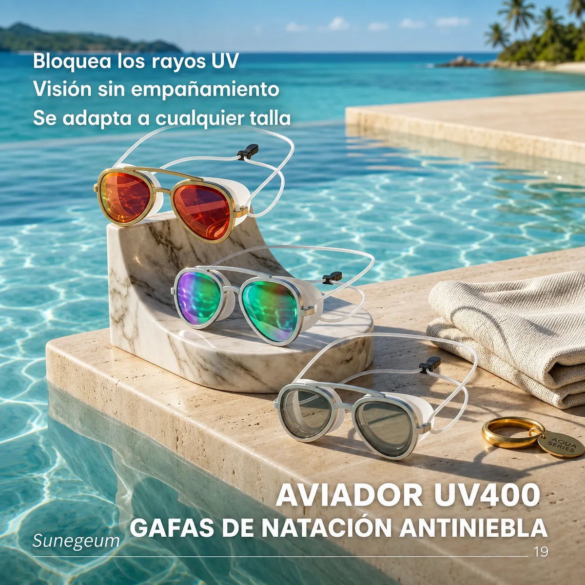 SwimAviator Pro™ Gafas de Natación Antiempañantes