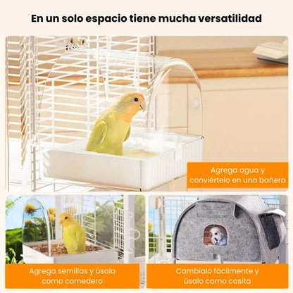 BirdSplash™ Baño multifuncional para pájaros