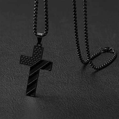 DarkFaith™ Collar Cruz de Protección -