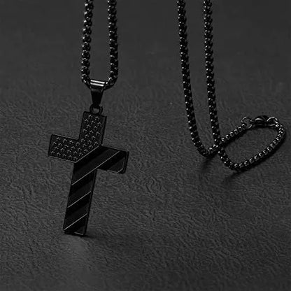 DarkFaith™ Collar Cruz de Protección -