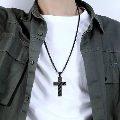 DarkFaith™ Collar Cruz de Protección -