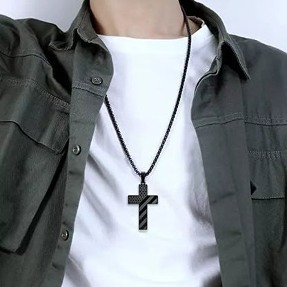 DarkFaith™ Collar Cruz de Protección -