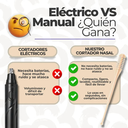 PureNose® Cortador de vello nasal x2 Unidades