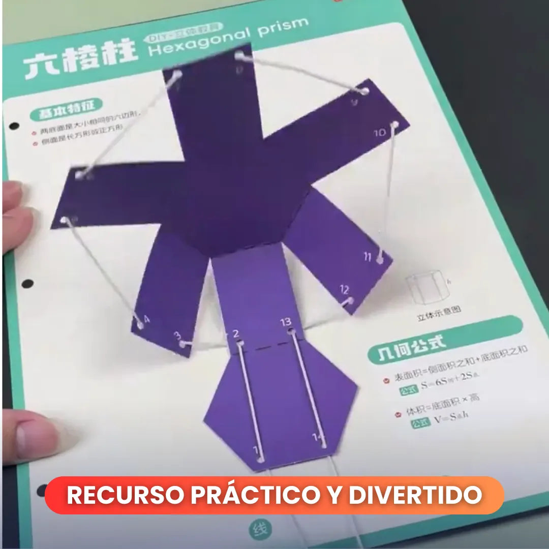 Cubika™ Libro Interactivo de Geometría en 3D