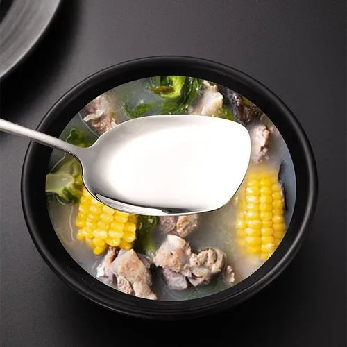 LuxeSpoon™ Cucharas Cuadradas de Acero Inoxidable (2 Unidades) -