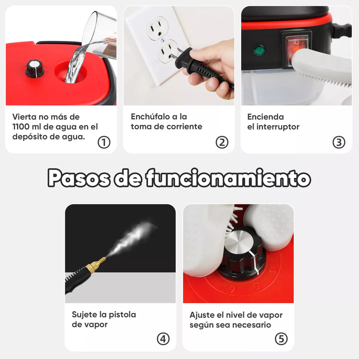 SteamMax™ Multi-Limpiador a Vapor (En Oferta)