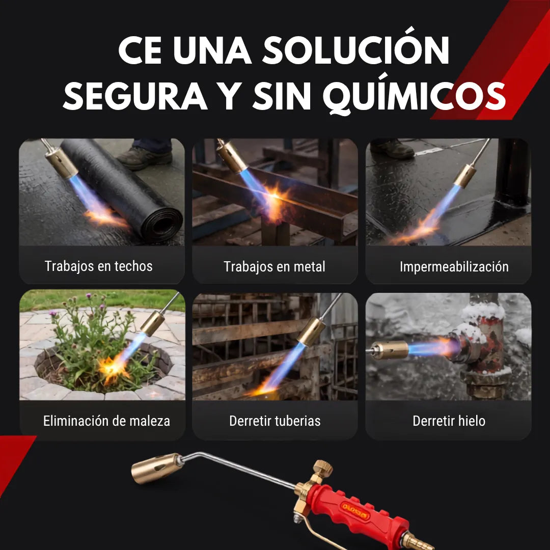 🔥FlamePro™ Soplete de Alta Potencia para Exteriores
