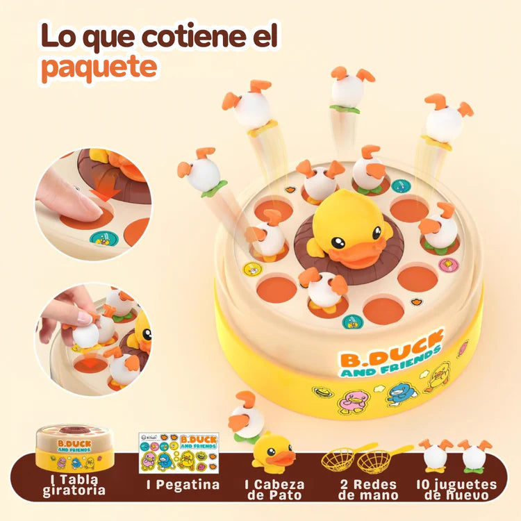 DuckyGo™ Juego Giratorio Atrapa Patitos