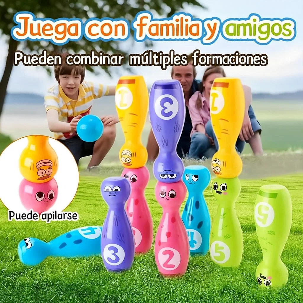 JoyBowl™ Juego de Bolos Coloridos