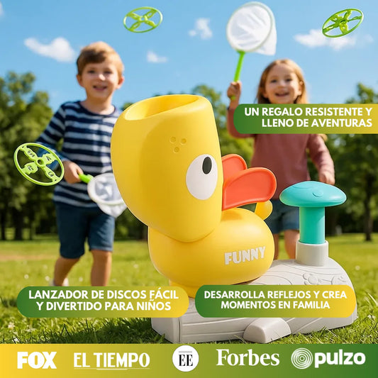 AeroCatch™ Lanzador de Discos Voladores para Niños