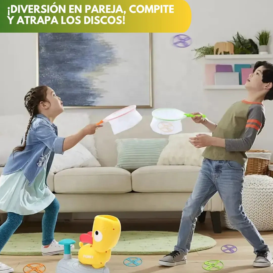 AeroCatch™ Lanzador de Discos Voladores para Niños