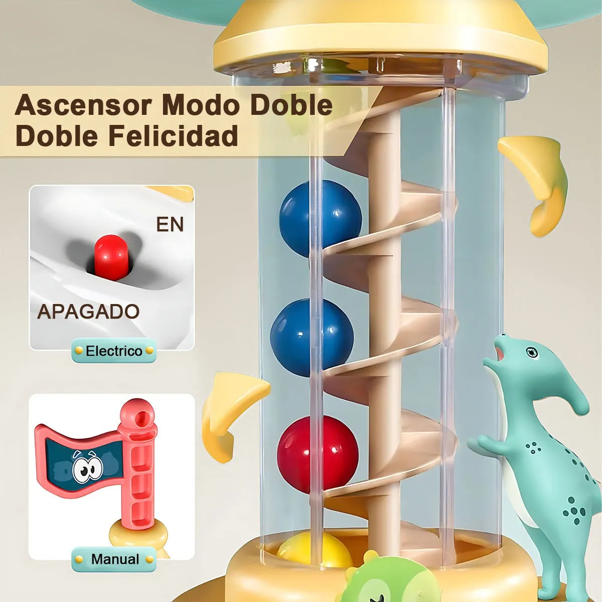 DinoClaw™ Castillo Interactivo de Dinosaurio