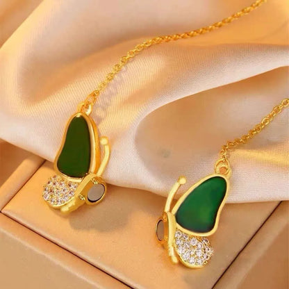 GlowFly Collar de Mariposa Mágico