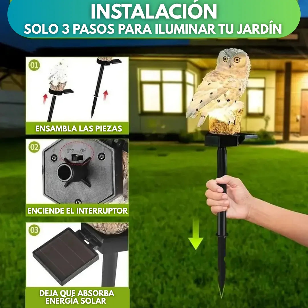 OwlGlow™ Lámpara decorativa con forma de búho  (2 unidades)