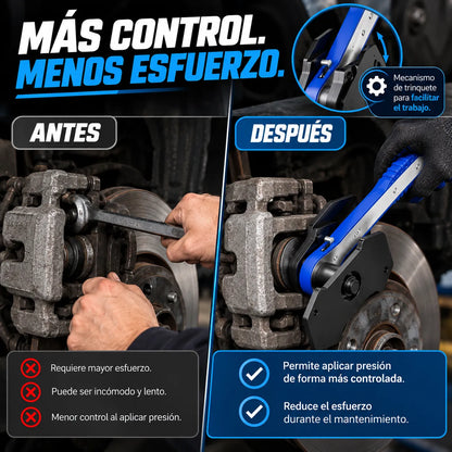 🚗BrakePress Pro™ Prensa para Pistones de Freno 360°🛑