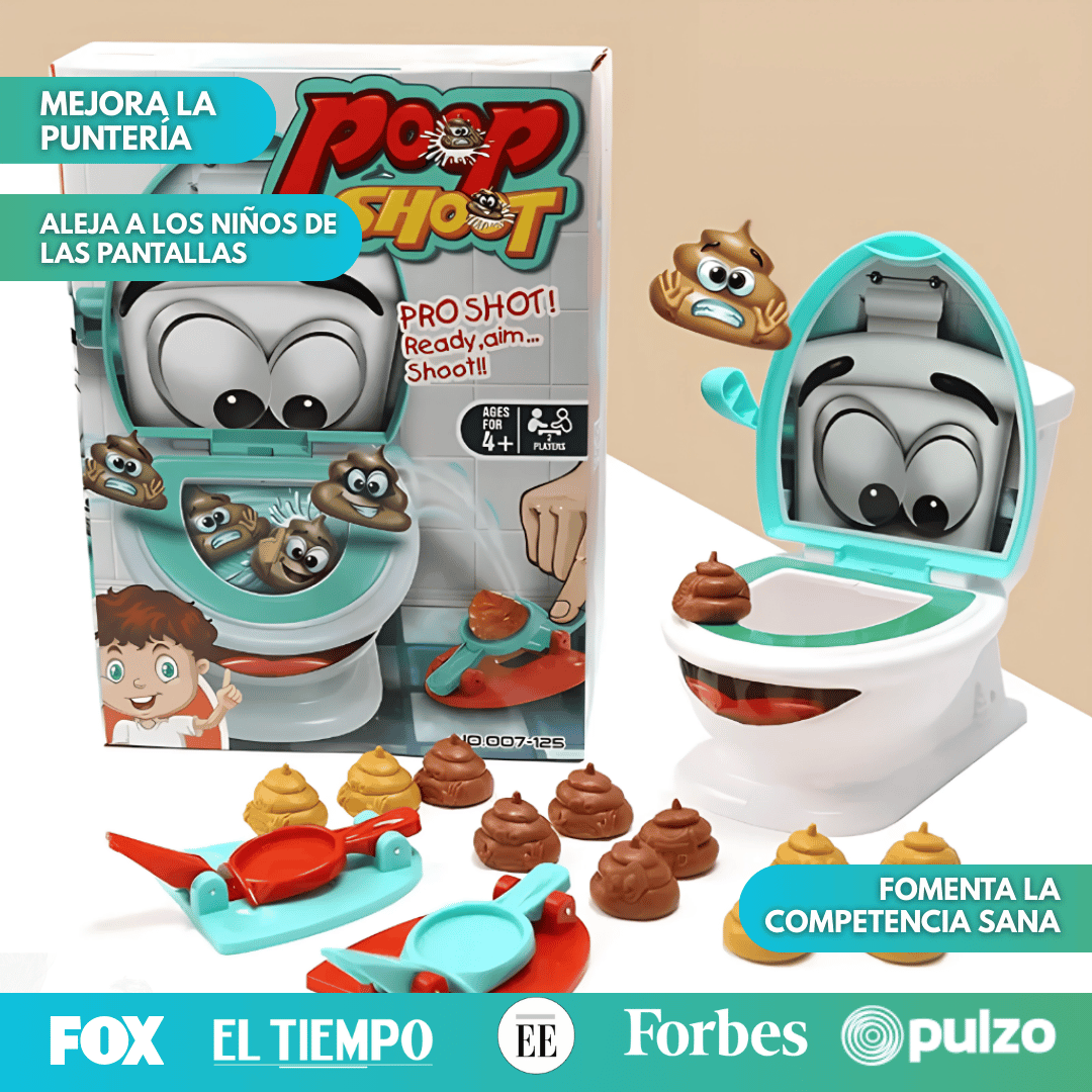 PoopShoots™ Juego de Inodoro con Catapulta