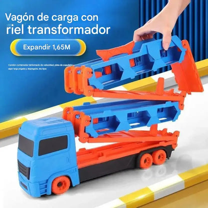 RaceTruck Camion de Carreras con Pista (incluye mini autos)
