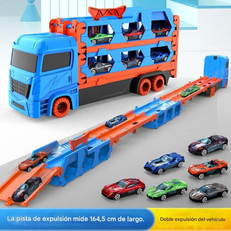 RaceTruck Camion de Carreras con Pista (incluye mini autos)