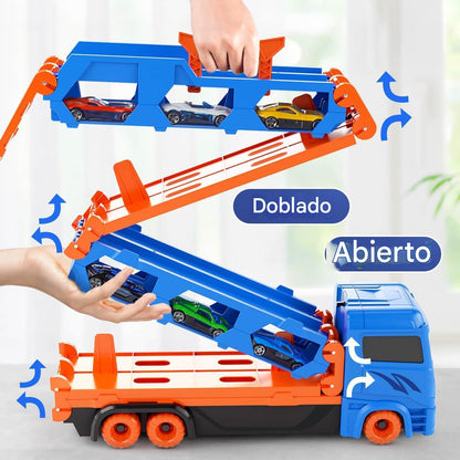 RaceTruck Camion de Carreras con Pista (incluye mini autos)