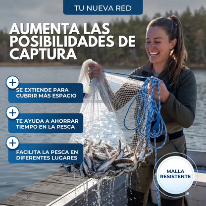 🎣 CastMaster Pro™ Red de Pesca Atarraya (3 m) 🐟✨