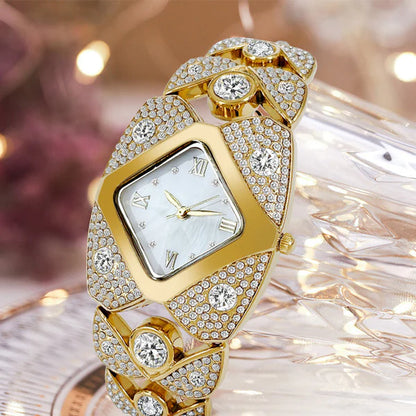Crystelle™ Reloj de cuarzo Vintage + Caja Premium