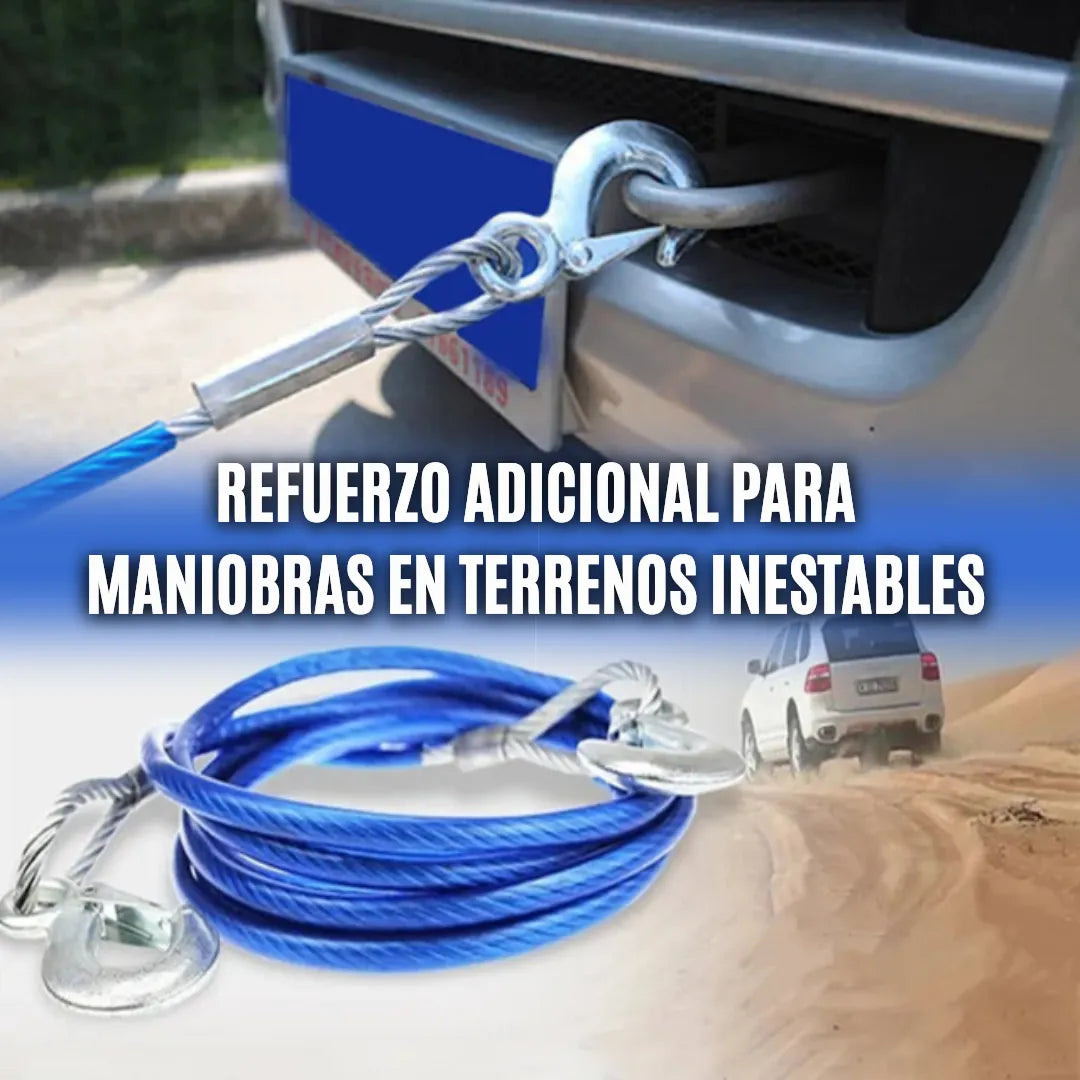 RoadHook™ Cuerda de Remolque con Ganchos de Acero