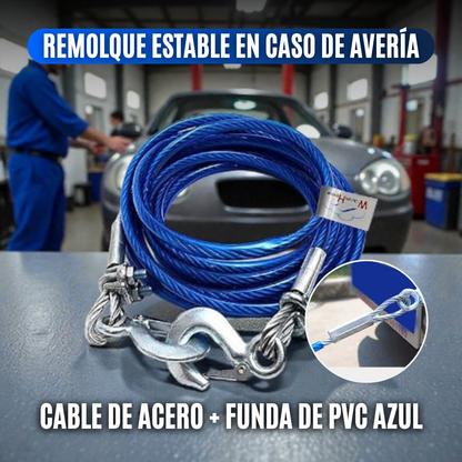 RoadHook™ Cuerda de Remolque con Ganchos de Acero