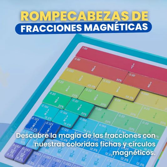 FractionLab™ Libro de fracciones magnéticas