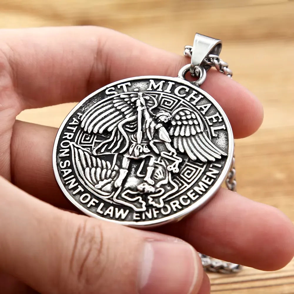 Colgante San Miguel Medalla Grande