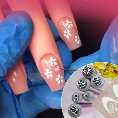 GlamStamp™ Kit de Pinceles para Uñas