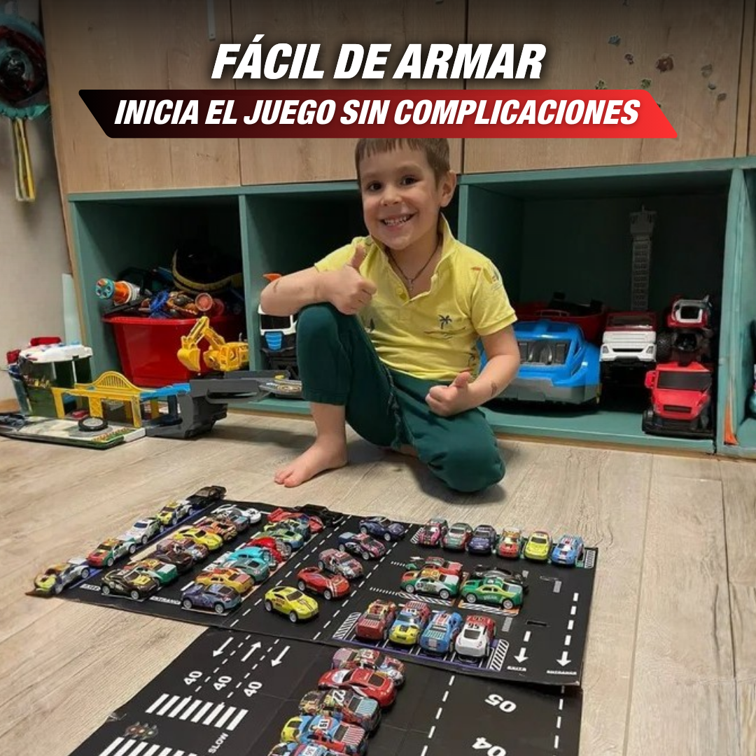 SpeedCarSet™ Set garaje de mini carros