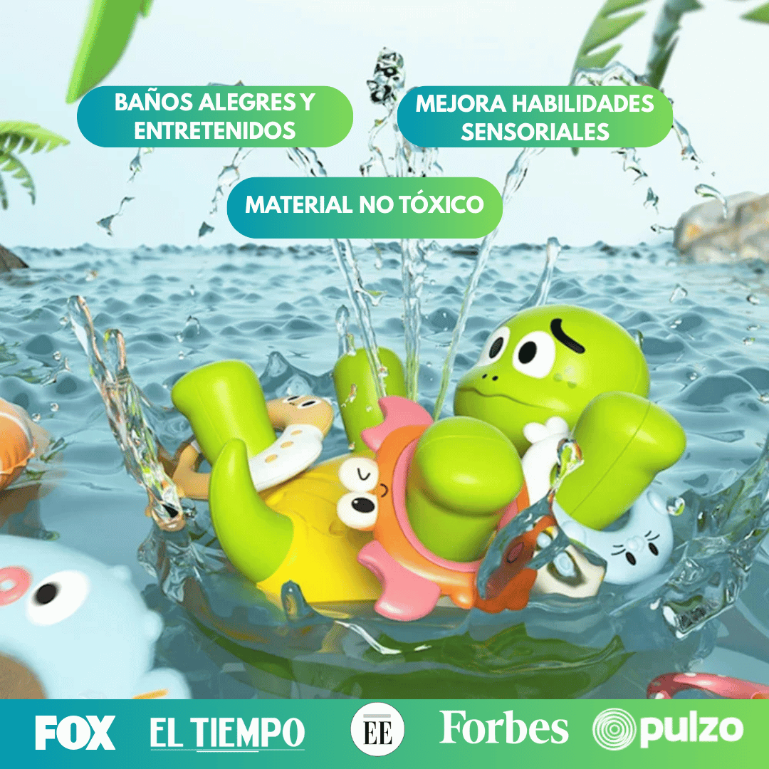 SplashTurtle™ Tortuga Nadadora de Baño