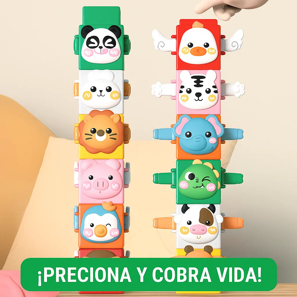 ZooTowers™ Animales apilables  (Juego de 12 bloques)