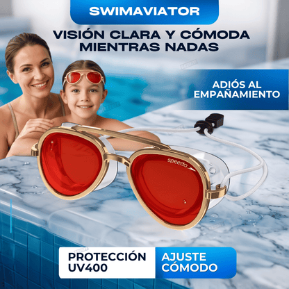 SwimAviator Pro™ Gafas de Natación Antiempañantes