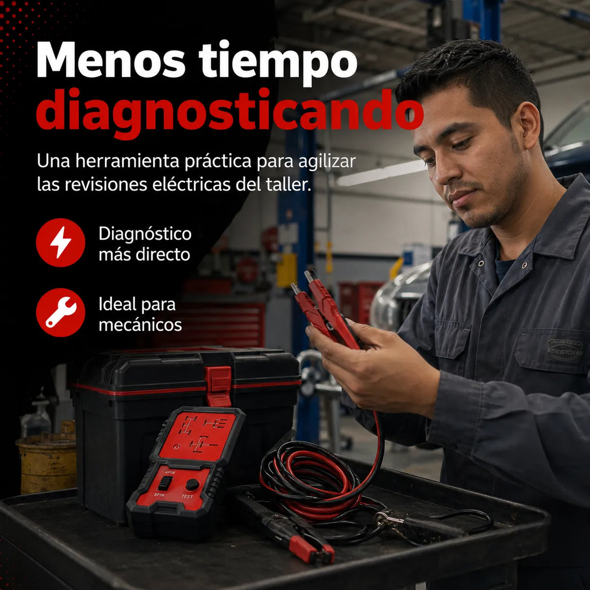 TestCarPro™ Comprobador de circuitos automotrices