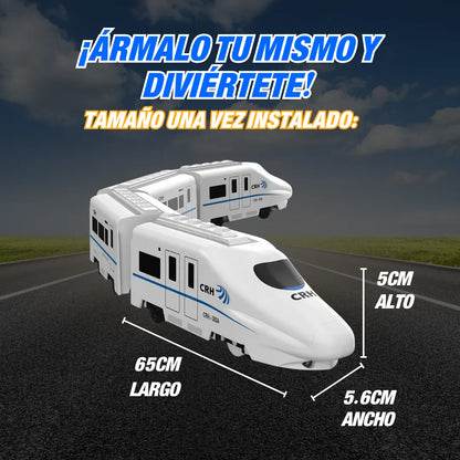 Tren Eléctrico Interactivo 4 Vagones