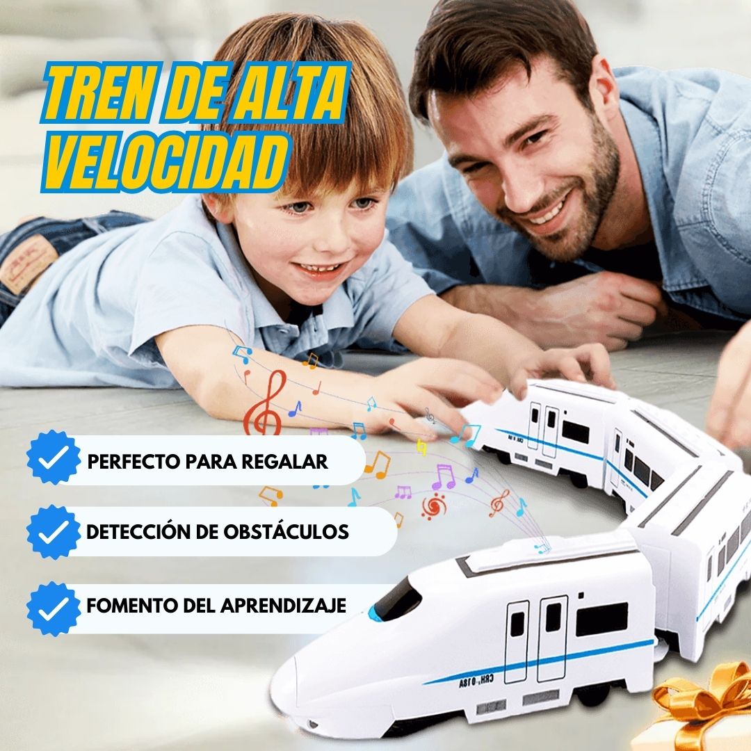 Tren Eléctrico Interactivo 4 Vagones