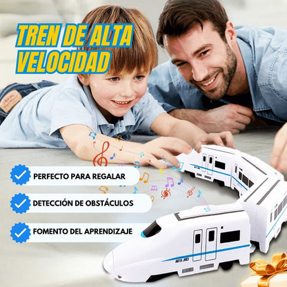 Tren Eléctrico Interactivo 4 Vagones