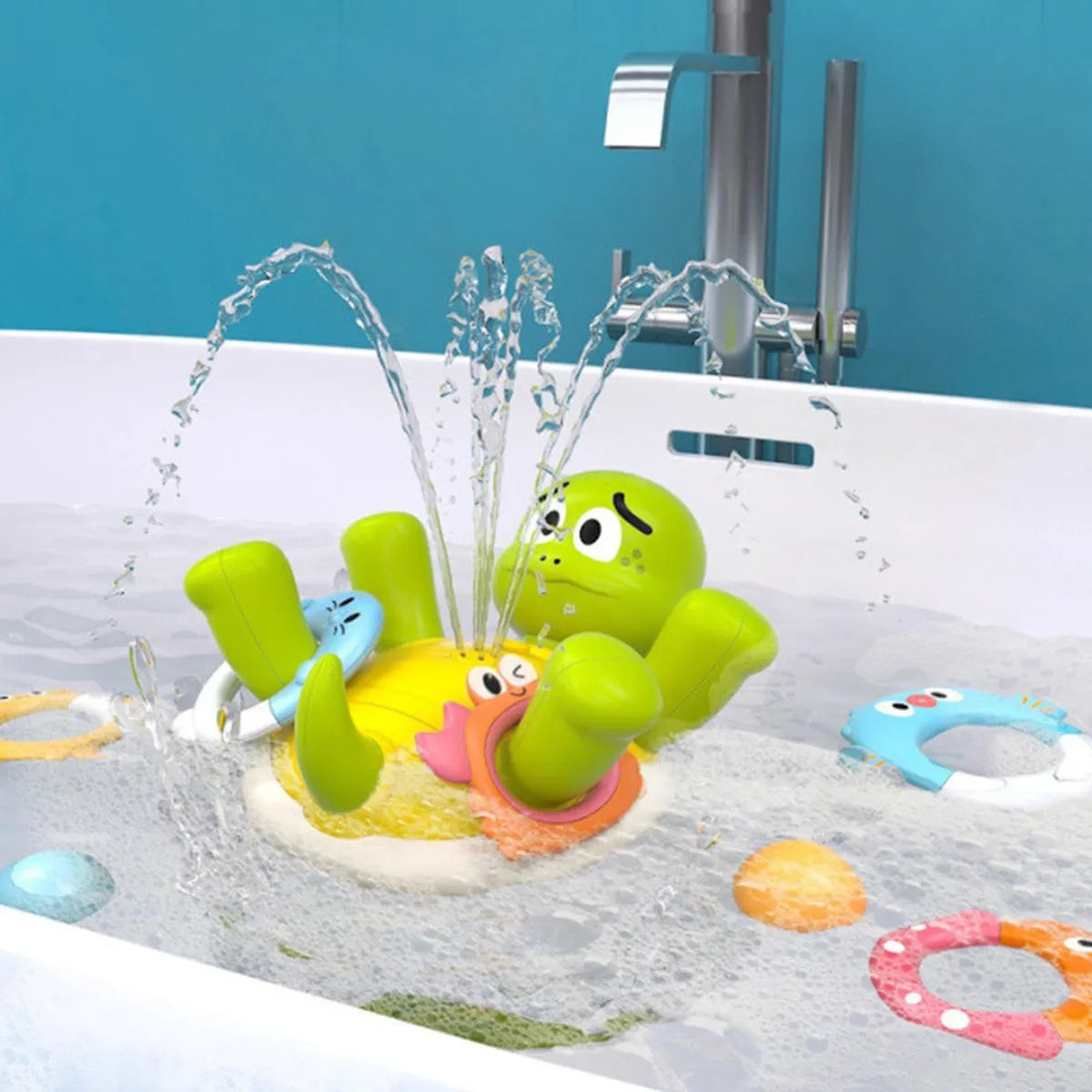 SplashTurtle™ Tortuga Nadadora de Baño