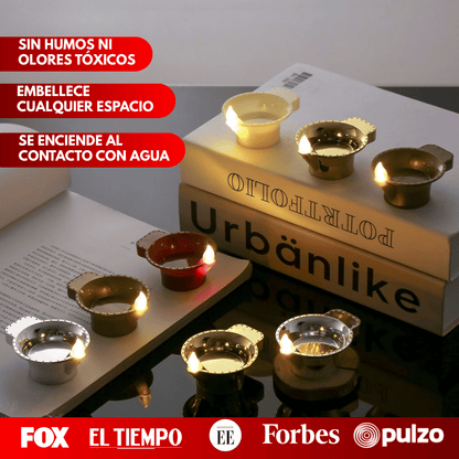 WaterFlame™ Velas con Sensor de Agua (3 Unidades)