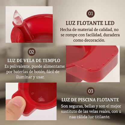 WaterFlame™ Velas con Sensor de Agua (3 Unidades)