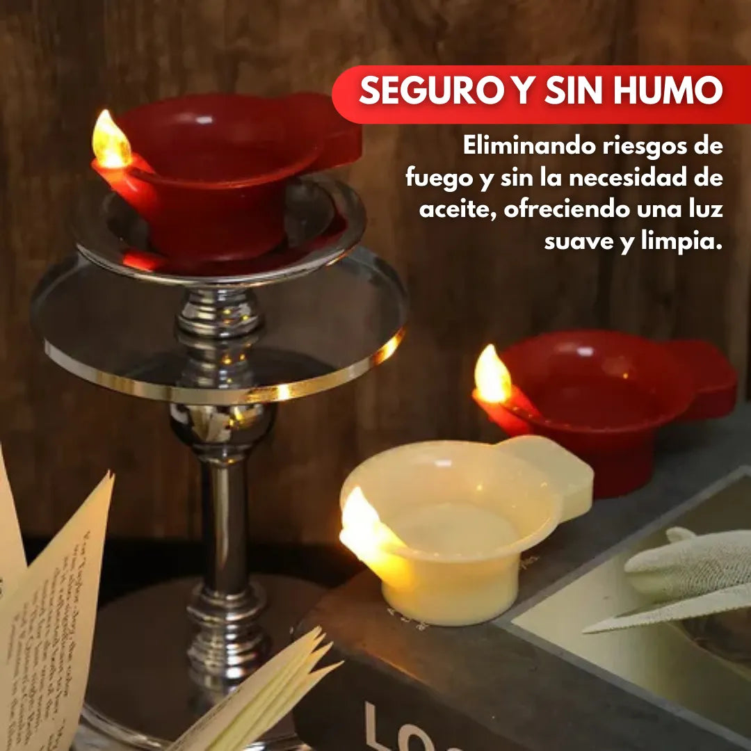 WaterFlame™ Velas con Sensor de Agua (3 Unidades)