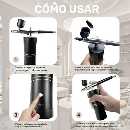 AirCraft™ Kit Aerógrafo Inalámbrico