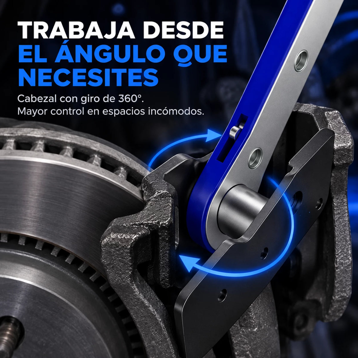 🚗BrakePress Pro™ Prensa para Pistones de Freno 360°🛑