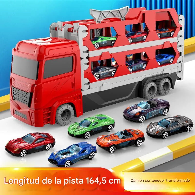 RaceTruck Camion de Carreras con Pista (incluye mini autos)